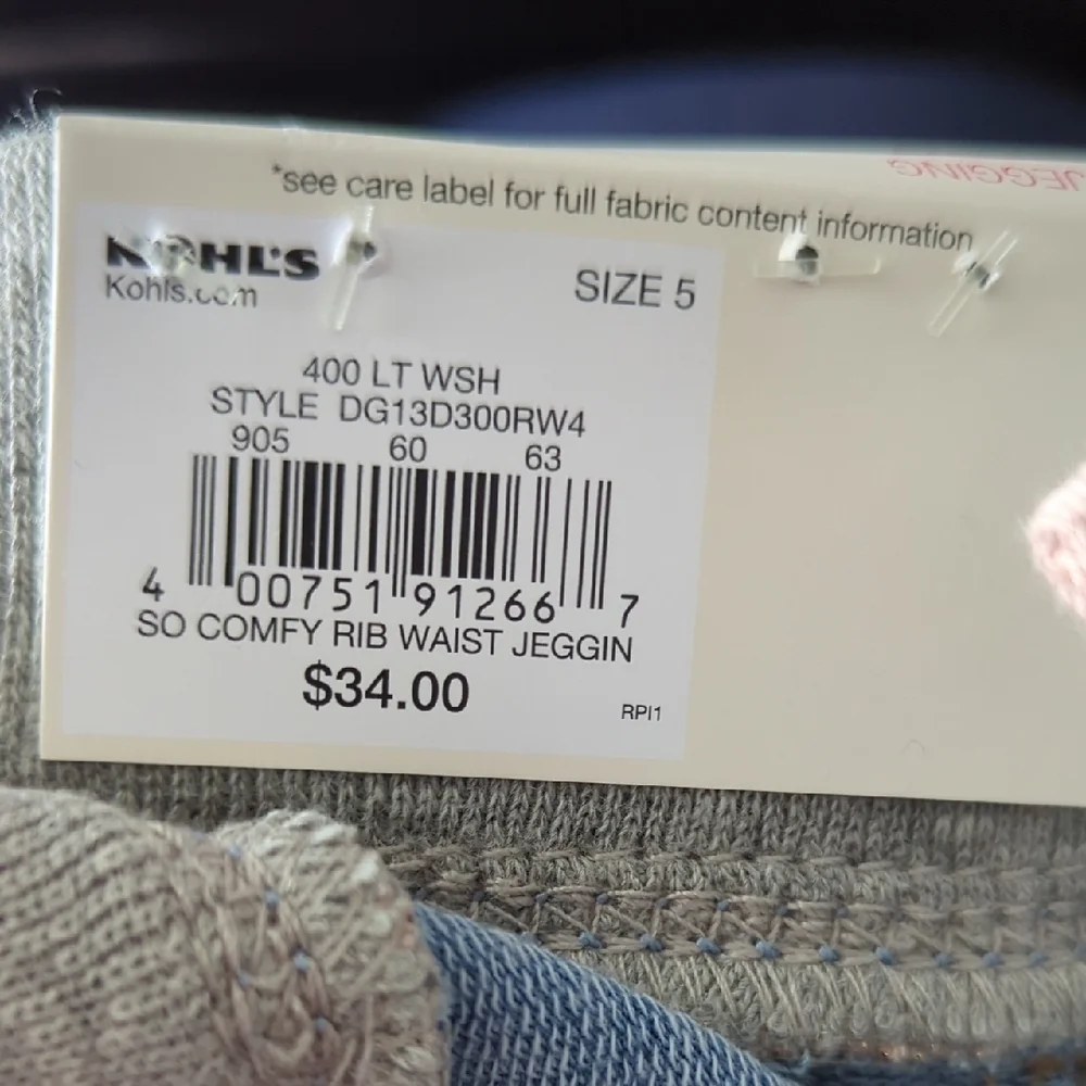 3 For $30. SO Light Blue Jeggings with Pink Waistband